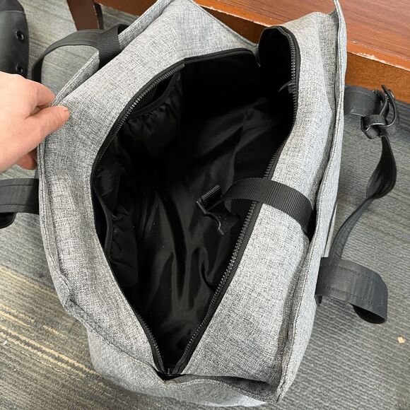 Lululemon Go Getter Bag Heathered Black 26L Gym Tote Laptop Pocket - Picture 3 of 12